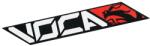 Voca Racing matrica 110x40 mm piros (darabonként) Voca Racing Váz, idomok és járműkiegészítők Matricák és járműdekoráció Egyéb matricák és dekorációs elemek