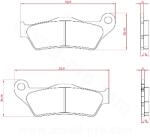 BREN BRENTA BR6027 fékbetét motorkerékpárhoz offroad, KTM 400-600-620-640 LC4 első / Husqvarna 250-350-410-570-610 TE első / Moto-Guzzi 1200 Griso, Norge hátsó / Sherco 250-300-450-510 SE első BREN Fékrend