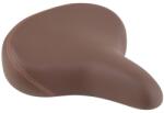 NEWTON RELAX városi kerékpár nyereg uniszex barna, elasztomeres, 268x260mm, acél sín, extra széles NEWTON Egyéb járművek Kerékpározás Kerékpár-alkatrészek Kerékpárnyergek