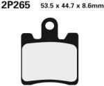 Nissin utcai fémszemcsés fékbetétek - 2P-265NS NISSIN Fékrendszer és alkatrészei Fékbetétek, fékpofák és féktárcsák Tárcsafékbetétek