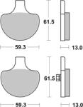 BREMBO Street Carbon-Kerámia Fékbetétek - 07HD0614 BREMBO Fékrendszer és alkatrészei Fékbetétek, fékpofák és féktárcsák Tárcsafékbetétek