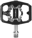 SWITCH Gravel/VTT lapos automata vagy standard alumínium CNC pedál, fekete, 85 x 70 mm (Shimano SPD kompatibilis, pár) SWITCH Egyéb járművek Kerékpározás Kerékpár-alkatrészek Kerékpár-pedálok