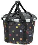 KLICK BikeBasket pöttyös első kosár (35x28x26 cm) KLICK Egyéb járművek Kerékpározás Kerékpáros kiegészítők Kerékpárkosarak és csomagtartótáskák Kerékpárkosarak, ládák és dobozok