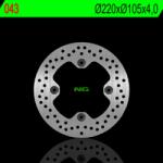 NG Brake Disc NG FÉKEK Fix Fék Tárcsa - 043 NG Brake Disc Fékrendszer és alkatrészei Fékbetétek, fékpofák és féktárcsák Féktárcsák