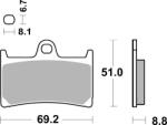 BREMBO Verseny Carbon Kerámia Fékbetétek - 07YA23RC BREMBO Fékrendszer és alkatrészei Fékbetétek, fékpofák és féktárcsák Tárcsafékbetétek
