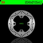 NG Brake Disc NG BRAKES Fix Féknyereg - 364 NG Brake Disc Fékrendszer és alkatrészei Fékbetétek, fékpofák és féktárcsák Féktárcsák