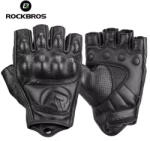 Rockbros motoros bőr kesztyű, rövid ujjal - XL Rockbros Ruházat és védőfelszerelés Kesztyűk Országúti és városi motoros kesztyűk