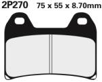 Nissin utcai/terepjáró szinterelt fékbetétek - 2P-270ST NISSIN Fékrendszer és alkatrészei Fékbetétek, fékpofák és féktárcsák Tárcsafékbetétek