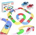 PicassoTiles Mágneses autós pálya 30 részes PicassoTiles (Tor magnetyczny)