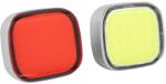 NEWTON 36B LED-es akkumulátoros lámpaszett, USB-ről tölthető, nyeregre vagy kormányra, fekete (rögzítőkkel) NEWTON Egyéb járművek Kerékpározás Kerékpáros kiegészítők Kerékpár-világítás és láthatóság