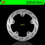 NG Brake Disc NG BRAKES Fix FékTárcsa - 289 NG Brake Disc Fékrendszer és alkatrészei Fékbetétek, fékpofák és féktárcsák Féktárcsák