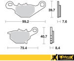 ProX Racing Parts ProX RM85 '05-20 hátsó fékbetét szett (EBC FA401R megfelelője) ProX Racing Parts Fékrendszer és alkatrészei Fékbetétek, fékpofák és féktárcsák Tárcsafékbetétek