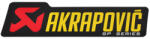 Akrapovic Hőálló Akrapovic matrica 90mm Akrapovic Váz, idomok és járműkiegészítők Matricák és járműdekoráció Egyéb matricák és dekorációs elemek