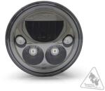 DENALI M7 LED fényszóró Ø177mm fekete króm DENALI Elektromos alkatrészek Világítás és fényjelzés Fényszórók és első világítás Komplett fényszórók