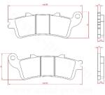BREN BRENTA BR4306 fékbetét, fémes, Honda GL Goldwing 1800 2001-2017 hátsó (ECE R90 minősítéssel) BREN Fékrendszer és alkatrészei Fékbetétek, fékpofák és féktárcsák Tárcsafékbetétek