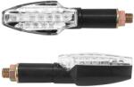 Avoc FUKA 15 LED-es motorkerékpár irányjelző, ABS ház, átlátszó-fekete (hossz: 95 mm, magasság: 30 mm, szélesség: 30 mm, EEC jóváhagyott) Avoc Elektromos alkatrészek Világítás és fényjelzés Irányjelzők Kom
