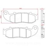 BREN Moto fékbetét Brenta Fantic 50-125-250cc Caballero / Performance / Competition / Vent Moto 50cc Baja - Derapage első (ECE R90 minősített) BR3221 BREN Fékrendszer és alkatrészei Fékbetétek, fékpofák és