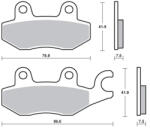 TECNIUM Professional Racing Szinterelt Fémből Készült Fékbetétek - MSR455 TECNIUM Fékrendszer és alkatrészei Fékbetétek, fékpofák és féktárcsák Tárcsafékbetétek