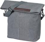 Basil CITY SHOPPER világosszürke oldaltáska, vállpánttal, 14-16L, MIK rögzítéssel, esőálló BASIL Egyéb járművek Kerékpározás Kerékpáros kiegészítők Kerékpárkosarak és csomagtartótáskák Kerékpár-csomagtartó 