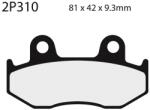 Nissin utcai fémbetétes fékbetétek - 2P-310NS NISSIN Fékrendszer és alkatrészei Fékbetétek, fékpofák és féktárcsák Tárcsafékbetétek