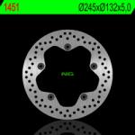 NG Brake Disc NG FÉKEK Fix FékTárcsa - 1451 NG Brake Disc Fékrendszer és alkatrészei Fékbetétek, fékpofák és féktárcsák Féktárcsák