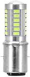 Replay LED izzó 12V 12W BA20d foglalattal, 5000-6000K, extra fehér fény, SMD (fényszóróhoz, 1 db) REPLAY Elektromos alkatrészek Világítás és fényjelzés Izzók Fényszóróizzók BA20d kétizzószálas mopedizzók