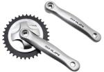 P2R (Vélo) P2R 170 mm alumínium hajtókar szett városi kerékpárhoz, 36 fogas lánckerékkel, 3.30-as lánchoz P2R (Vélo) Egyéb járművek Kerékpározás Kerékpár-alkatrészek Hajtóművek, hajtókarok és középcsapágyak Keré