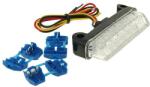 101 Octane Hátsó fényszóró LED átlátszó 78x16mm E-JELZETT univerzális 101 Octane Elektromos alkatrészek Világítás és fényjelzés Hátsó lámpák és hátsó világítás Komplett hátsó lámpák