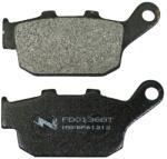 NEWFREN FD0136BT Hátsó fékbetét Honda 125 Pantheon 2003-2007, 250 Foresight 1999-2007, 750 XRV Africa Twin 1990-2003 (L 86, 5 mm - H 40, 5 mm - vastagság 10, 6 mm) Touring organikus NEWFREN Fékrendszer és alk