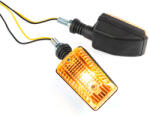STR8 Irányjelzők Mini Téglalap V2 12V - 10W fekete / fehér STR8 Elektromos alkatrészek Világítás és fényjelzés Irányjelzők Komplett irányjelzők
