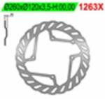 NG Brake Disc NG BRAKES Petal Fix Fék tárcsa - 1263X NG Brake Disc Fékrendszer és alkatrészei Fékbetétek, fékpofák és féktárcsák Féktárcsák