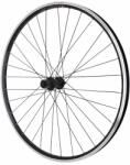 VELOX VTC 700x35 M240 hátsó kerék, fekete, erősített alumínium, SHIMANO TX500 agy, gyorskioldó, kazettás, 10-9 sebesség, bérbeadóknak, dupla falú peremes felni, rozsdamentes küllők, 19C, 32 fekete küllő VEL