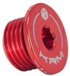 Krm Pro Ride olajbetöltő sapka Derbi 50 Senda, GPR (Euro 2, 3, 4) CNC alumínium, piros KRM PRO RIDE Motoralkatrészek Motorblokk és rögzítése Olajbetöltő, leeresztő és ellenőrző csavarok