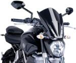 Puig MT07 14-17 New Generation Touring szélvédő, fekete Puig Váz, idomok és járműkiegészítők Szélvédők és tartozékaik Szélvédők Motorkerékpár- és robogószélvédők