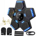  Falra Szerelhető Boxzsák Intelligens Bluetooth Érintőképernyővel, Fekete