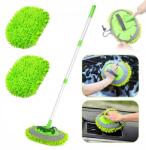  Autós felmosó Fiber Car Cleaning Brush Felmosó kesztyű 2 az 1-ben (Szczotka do Czyszczenia Samochodu)
