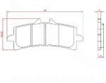 BREN BRENTA BR4113 fékbetét, fémes, első, ECE R90 minősítéssel (Aprilia 1000 RSV4 RF 2015-től, BMW 1200 HP2 2008-2011, KTM 1290 SUPERDUKE 2014-től, Honda 1000 CBR RR 2014-től, Kawasaki H2, Brembo Racing TM