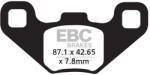 EBC Brakes EBC FA490R fékbetét szett (1 tárcsához) EBC Brakes Fékrendszer és alkatrészei Fékbetétek, fékpofák és féktárcsák Tárcsafékbetétek