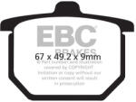 EBC Brakes EBC FA031 fékbetét (1 tárcsához) EBC Brakes Fékrendszer és alkatrészei Fékbetétek, fékpofák és féktárcsák Tárcsafékbetétek