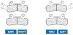 CL BRAKES CL FÉKEK ATV Szinterelt Fékbetétek - 1263ATV1 CL BRAKES Fékrendszer és alkatrészei Fékbetétek, fékpofák és féktárcsák Tárcsafékbetétek