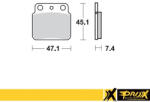 ProX Racing Parts ProX hátsó fékbetét LT-Z400 '03-18 + LT-R450 '06-11 + KFX400 (EBC FA137R megfelelője) ProX Racing Parts Fékrendszer és alkatrészei Fékbetétek, fékpofák és féktárcsák Tárcsafékbetétek