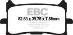 EBC Brakes EBC FA679HH fékbetét szinterezett (1 tárcsához, erősített kivitel) EBC Brakes Fékrendszer és alkatrészei Fékbetétek, fékpofák és féktárcsák Tárcsafékbetétek