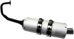 Power Force GY6 4T alumínium kipufogó 50 ccm TUT000318 Power Force Kipufogórendszer Komplett kipufogók Gyári és utángyártott robogókipufogók