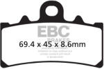 EBC Brakes EBC EPFA606HH Extreme Pro fékbetét (1 tárcsához, szett) EBC Brakes Fékrendszer és alkatrészei Fékbetétek, fékpofák és féktárcsák Tárcsafékbetétek