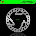 NG Brake Disc NG BRAKES Fix Féknyereg - 614 NG Brake Disc Fékrendszer és alkatrészei Fékbetétek, fékpofák és féktárcsák Féktárcsák