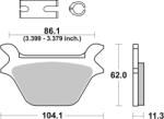 BREMBO Street szénszál-kerámia fékbetétek - 07HD1011 BREMBO Fékrendszer és alkatrészei Fékbetétek, fékpofák és féktárcsák Tárcsafékbetétek