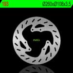NG Brake Disc NG BRAKES Fix Féknyereg - 193 NG Brake Disc Fékrendszer és alkatrészei Fékbetétek, fékpofák és féktárcsák Féktárcsák