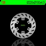 NG Brake Disc NG BRAKES Fix Féknyereg - 138 NG Brake Disc Fékrendszer és alkatrészei Fékbetétek, fékpofák és féktárcsák Féktárcsák