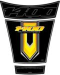 MOTOGRAFIX Tankpad 3 darabos fekete/sárga Suzuki GSX1400-hoz MOTOGRAFIX Váz, idomok és járműkiegészítők Üzemanyagtartályok és tartozékaik Üzemanyagtartály burkolatok és védők
