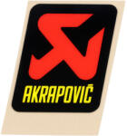 Akrapovic hőálló matrica 57x60mm Akrapovic Váz, idomok és járműkiegészítők Matricák és járműdekoráció Egyéb matricák és dekorációs elemek